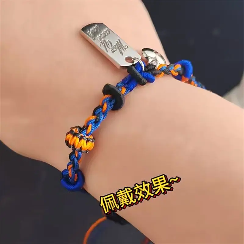 Love and Deepspace Caleb Cosplay Bracelet Woven Bangle Unisex Lucky Hand Rope Jewelry Hand Chain Accessories