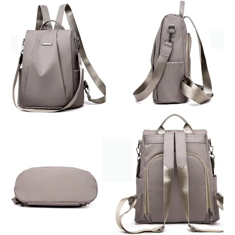 حقيبة ظهر متعددة الوظائف للنساء والرجال خفيفة الوزن وعصرية يومية وحقيبة كمبيوتر كاجوال وحقيبة نهارية أساسية للسفر