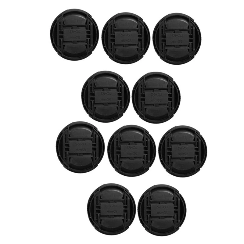 N91R-10PCS Защитная крышка объектива для камер Canon, Sony, Fujifilm, Panasonic, 62 мм, 67 мм