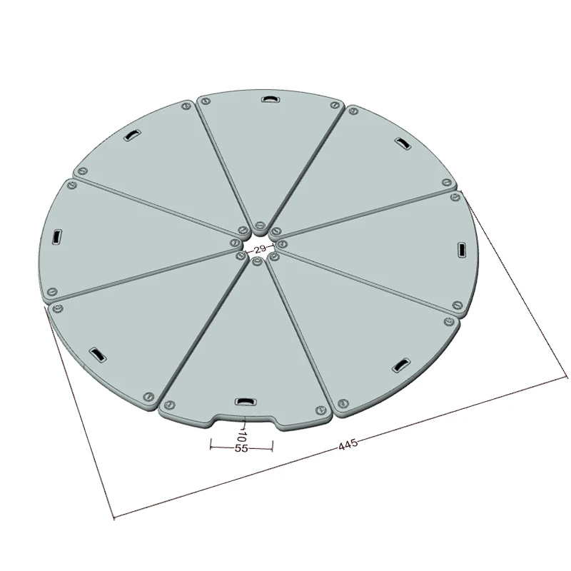 Custom Inflatable Folding Pool Cover Mat for Swimming Pool for Winter