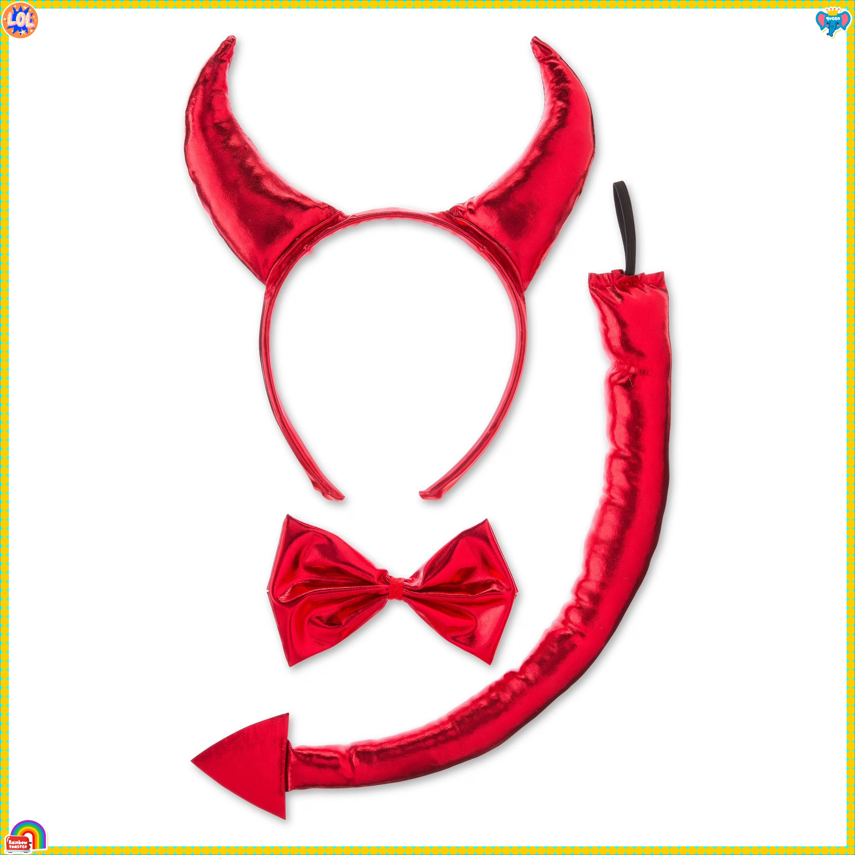 

Комплект одежды «Дьявол», аксессуары для костюмов на Хэллоуин для взрослых, способ праздновать