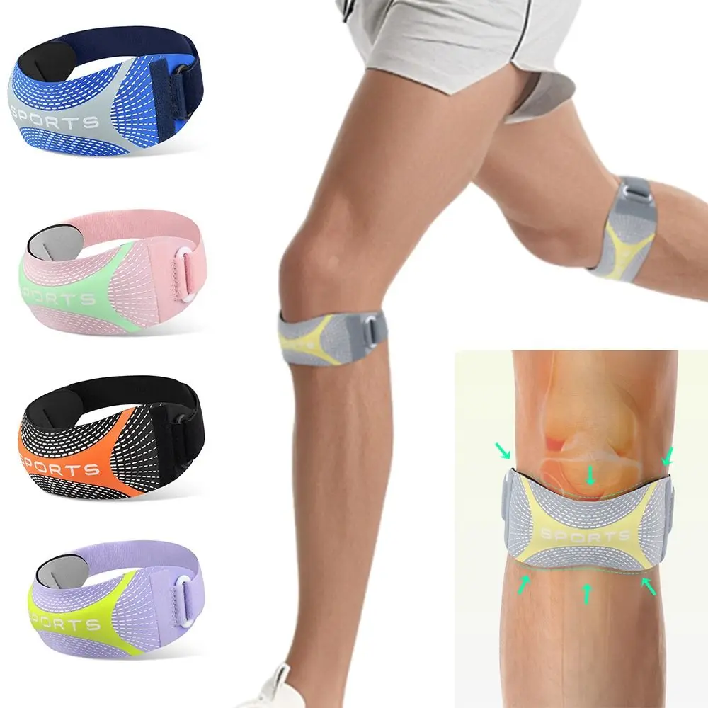 

Shock Absorption Patella Belt Sweat-Wicking Thickened Knee Protection Strap Knee Protection Breathable Sport Knee Wrap