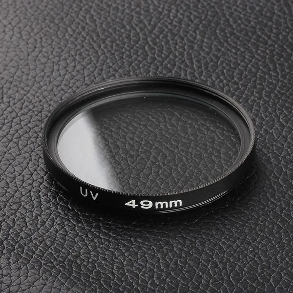 Camera Lens UV Protection Filter 49mm for Canon EF 50mm f/1.8 STM & for Sony E-mount 18-55mm f/3.5-5.6 OSS Lens