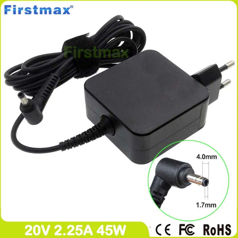 Laptop adapter 20V 2.25A 45W charger for Lenovo S145-14API S145-14AST S145-14IGM S145-14IIL S145-14IKB S145-14IWL S145-15API