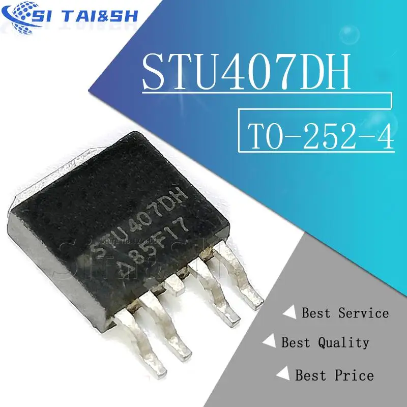 5pcs/lot STU407DH STU407D STU407 407D TO-252-4