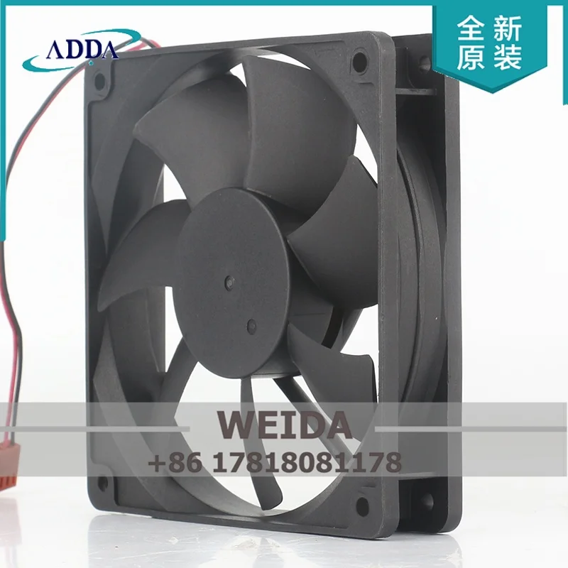 ADDA 5V 24V 48V DC 12V 0.50A 120X120X25MM 12025 12CM High air volume pressure chassis inverter AD1212UB-A71GL AC EC cooling fan