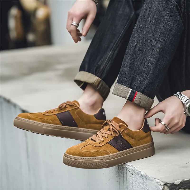 

Brown best-selling men's shoes Male Breathable Sports board youth Shoes Sneakers Men Shoes Brand Casual for Board