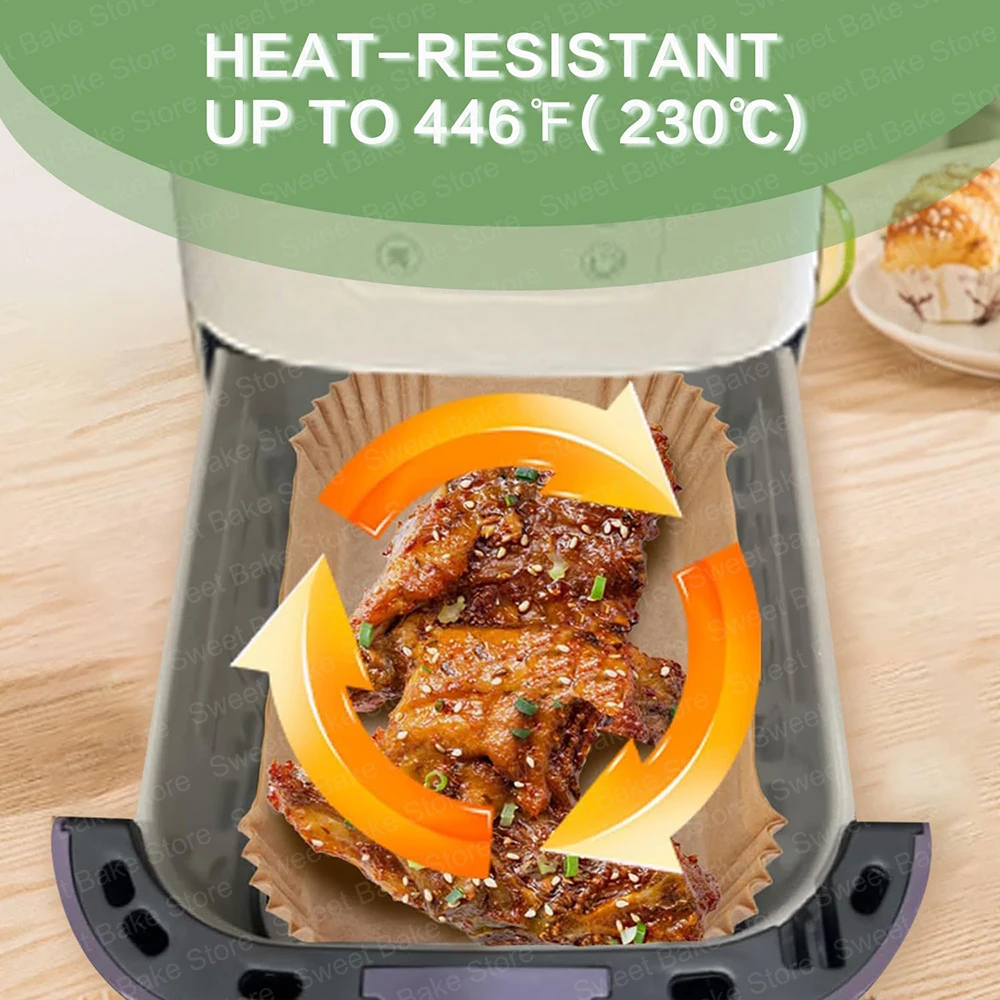 8.6 بوصة × 5.5 بوصة مقلاة هوائية مزدوجة المنطقة بطانات ورق زبدة مستطيلة للنينجا AF300EU AF400EU Foodi، SL400EU Double Stack XL