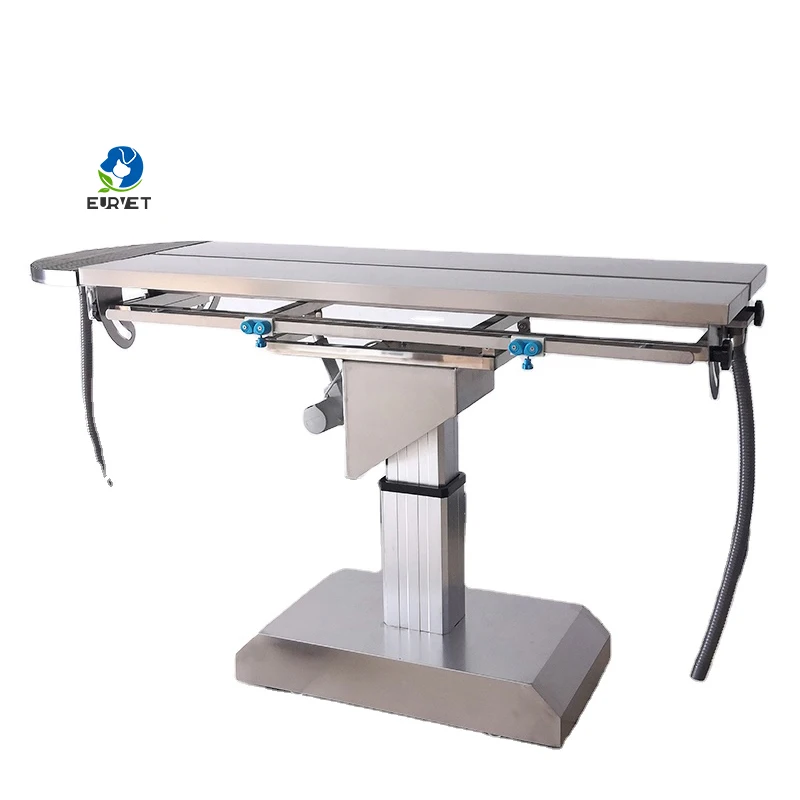 

EURVET Factory Price Animal Pet Operating Table Veterinary Equipment Stainless Steel Vet Examination Table For Clinic