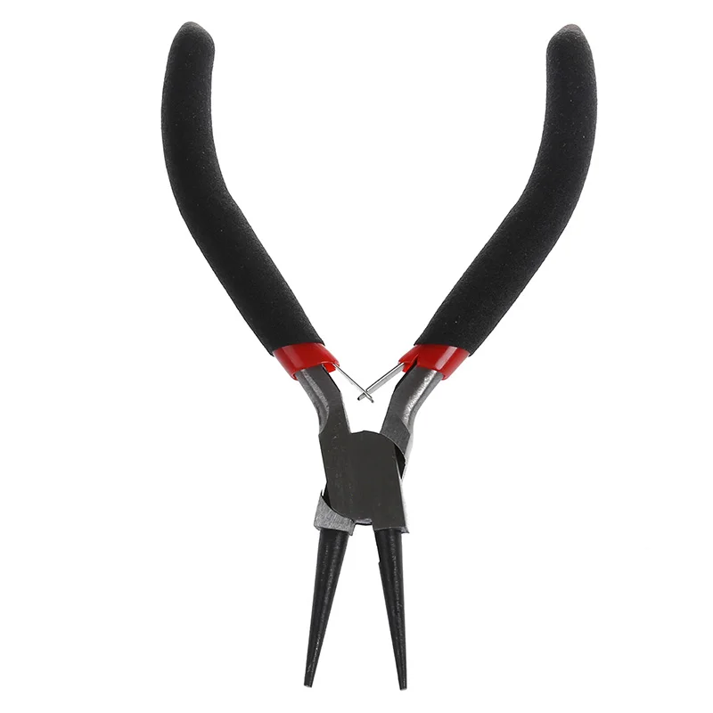 T61C_Round Nose Pliers Hobby Craft Beading Jewellery Making Tool Black
