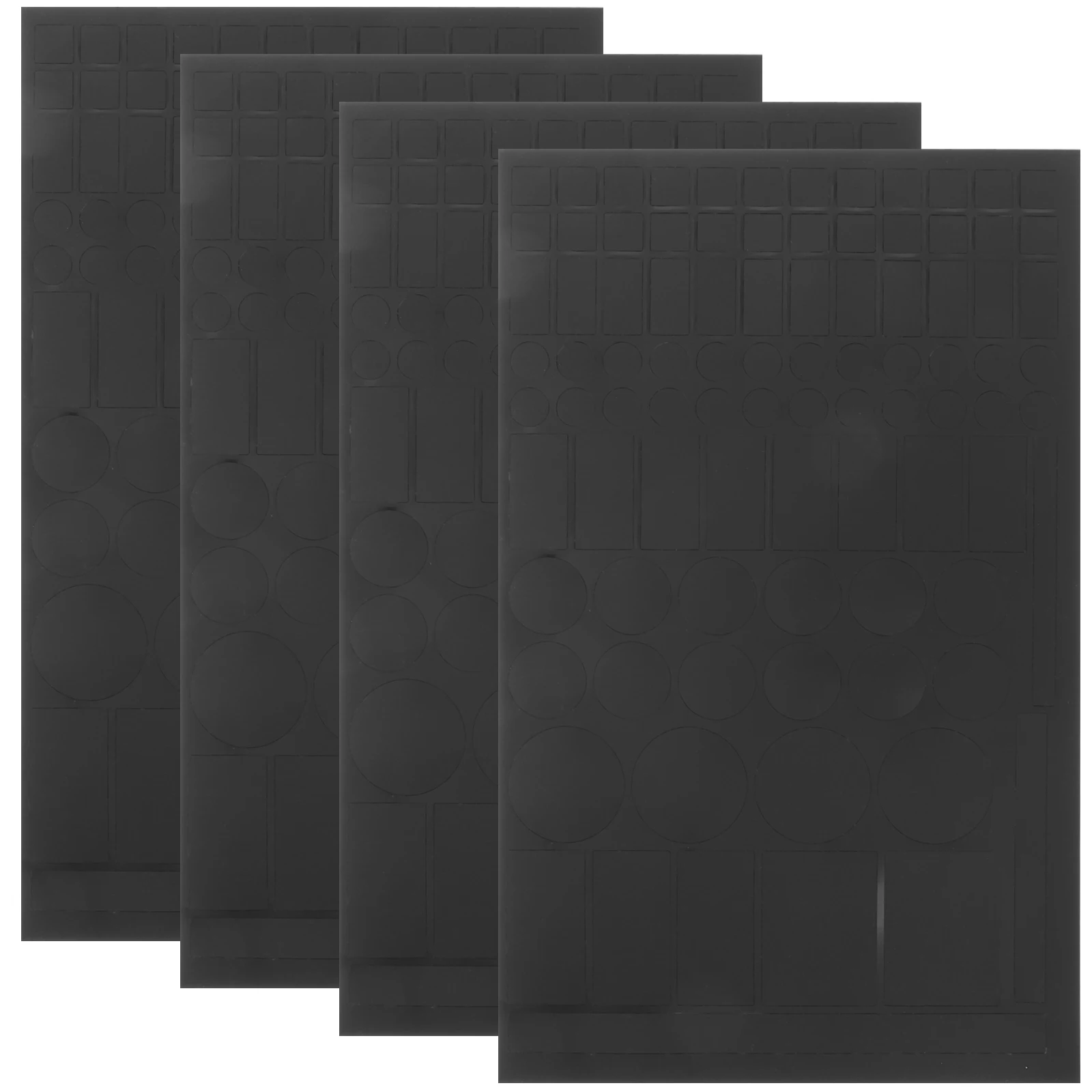 

4 Sheets Blackout Sticker Stickers Light Covers Shade Led Electronics Blocking Lampshade