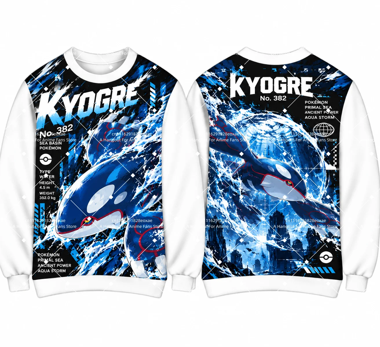 2026 New Pokémon God Style Crew Neck Long Sleeve Sweatshirt No Hood Family Matching Outfit Parent Kid Tops