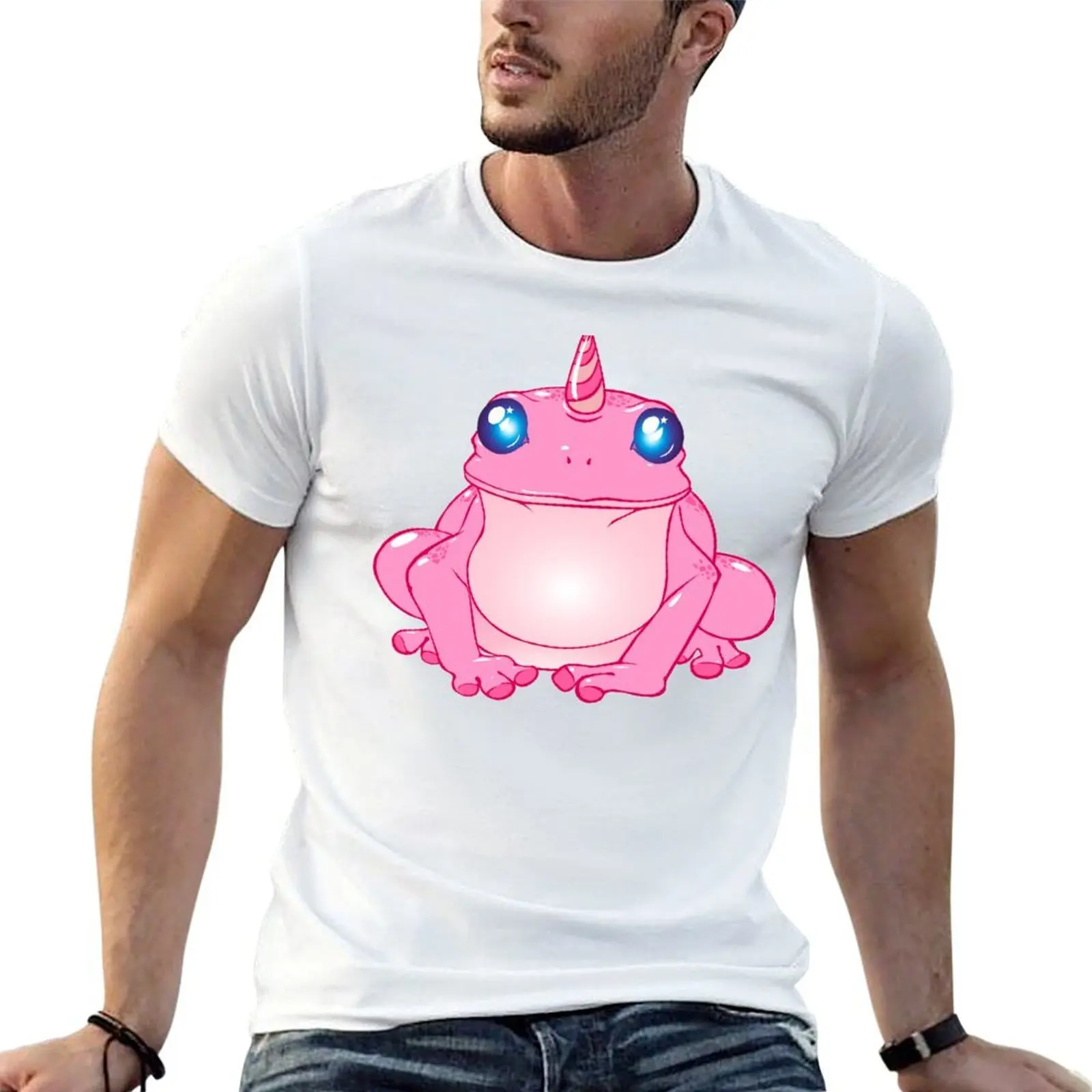 

frog unicorn T-Shirt anime t shirts oversize t shirt man luxury T-Shirt