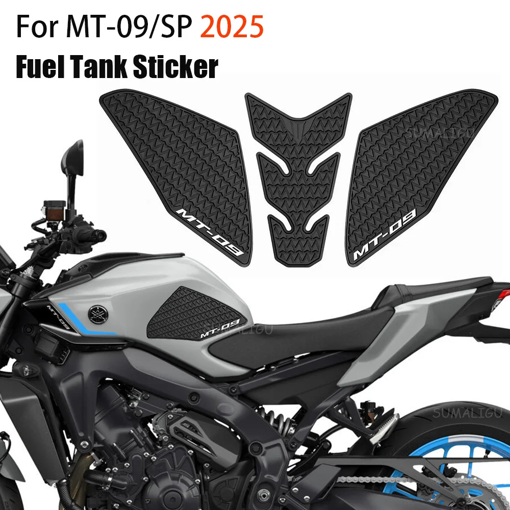 

For Yamaha MT-09 mt 09 2024 2025 New Motorcycle Accesorios Fuel Tank Sticker Decal Grip Pad Tank Pad Knee Pads