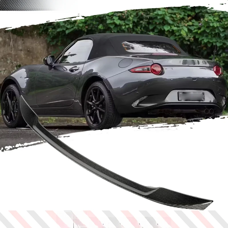 High Quality Carbon Fiber Rear Trunk Duckbill Spoiler Lip Wing Fit For MX5 ND 2016-2025 Auto Body Kit Accessorya