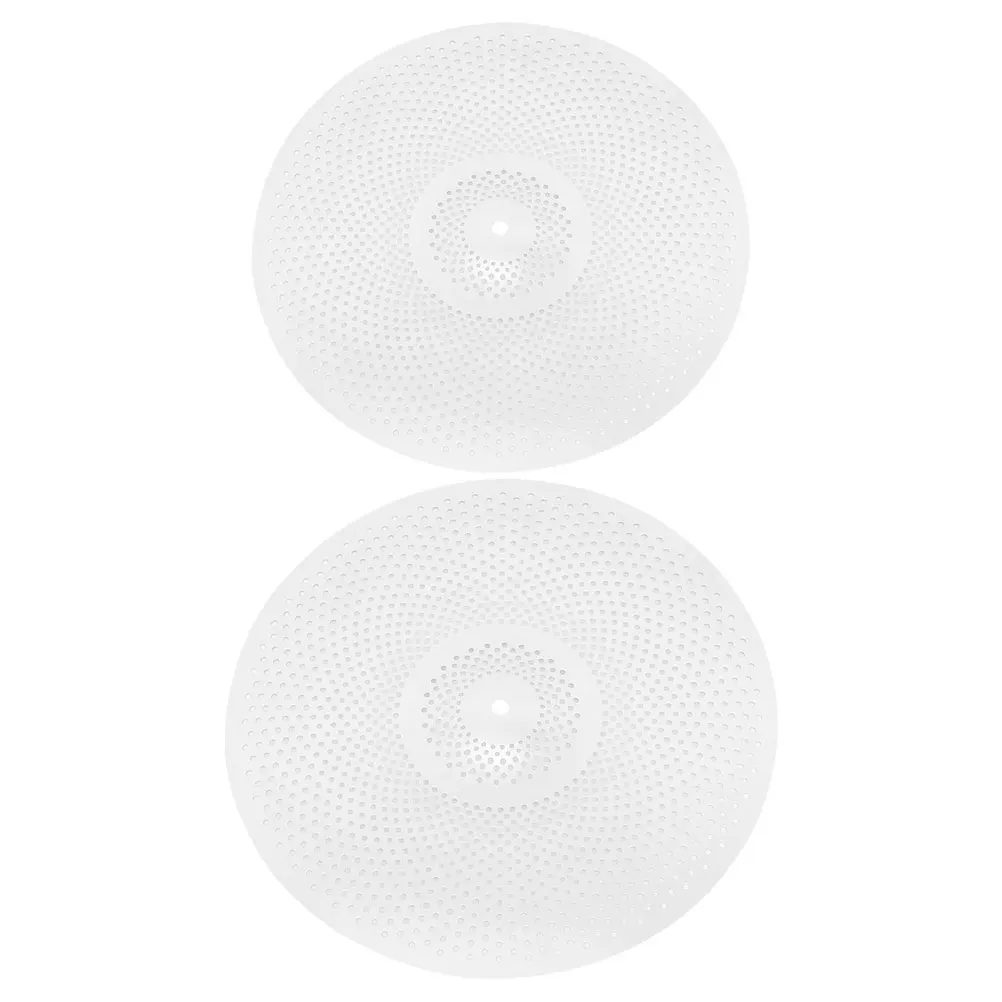 

2pcs Silent Cymbal Noise Reduction Cymbals Clear Sound Easy Installation Alloy Mute Cymbal For Drum Set Replacement Part Jazz