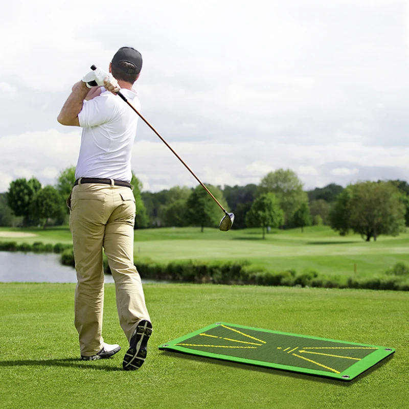 

Golf Training Mat for Swing Detection Batting Ball Trace Directional Detection Mat Swing Path Pads Swing Practice Pads