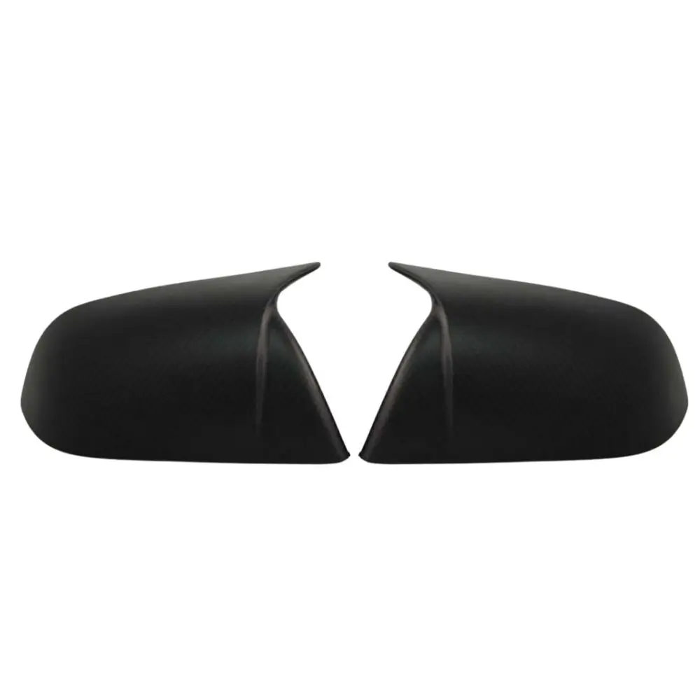 For TIYPEOR Dry Carbon Fiber Mirror Cover on Type for Tesla Model 3 Highland 2018-25 Matte Finish M Look Autoclave Process Stick
