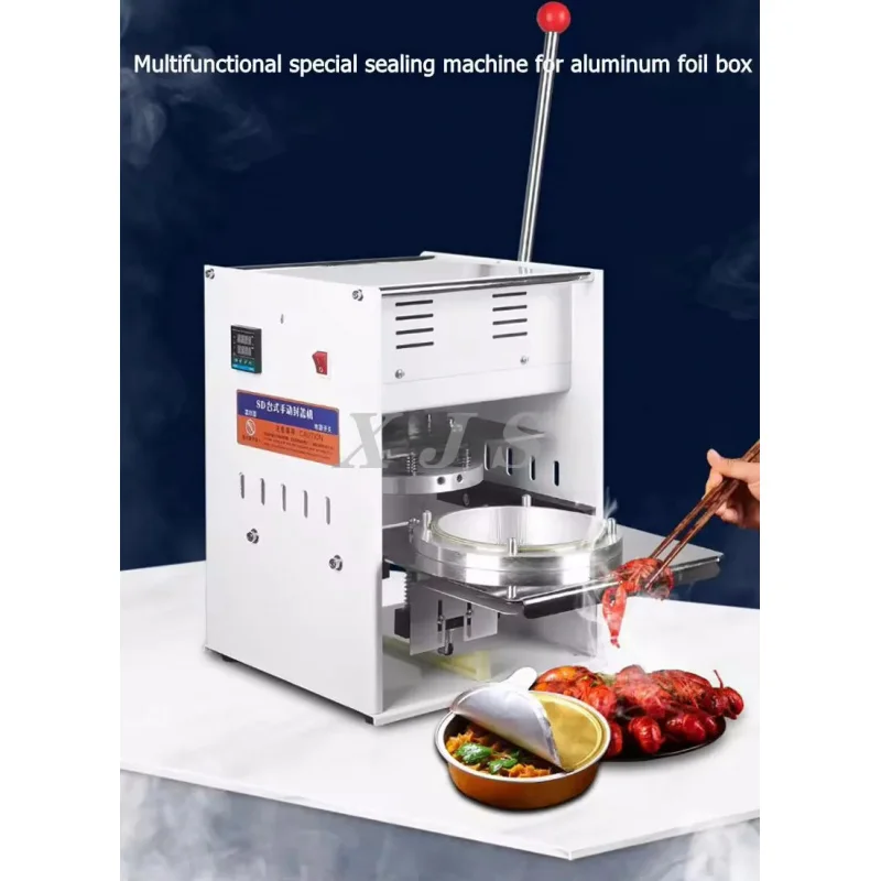 Manual Aluminum Foil Heat Sealing Machine Plastic Cup Sealer - view 3