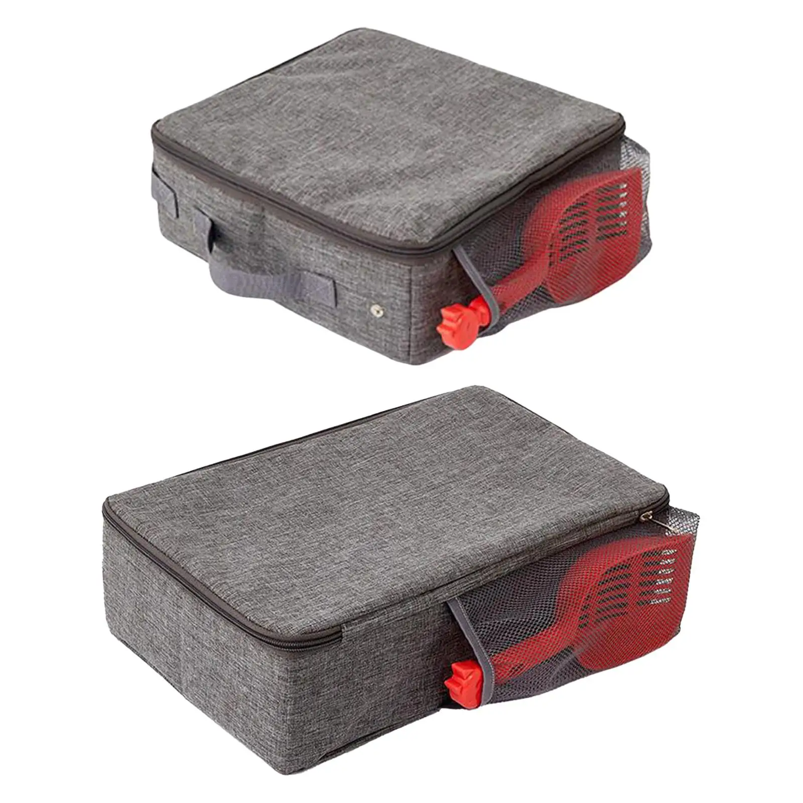 Foldable Cat Litter Box for Travel with Scoop Leakproof with Zipped Lid Lightweight Cat Toilet for Road Car Trip Outside Hotel - view 2