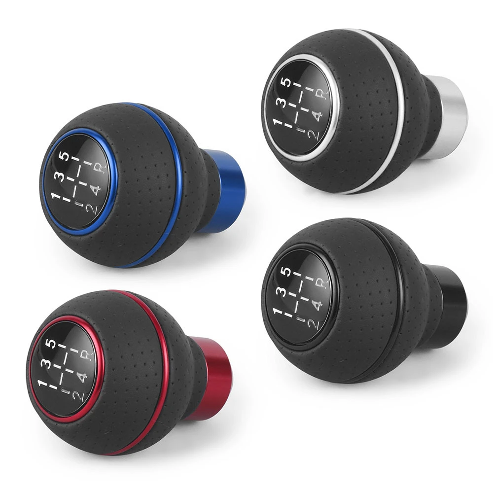 

​Car Universal 5 Speed Gear Knob Head Stick Shift Blue Aluminium