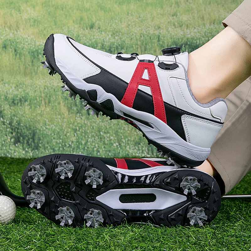 Golf Shoes Men Wear Training Outdoor Walking Golf Supplies Sneakers Anti Slip Athletic Golf Footwear Trainers Caddie Shoe 37-47 image 3
