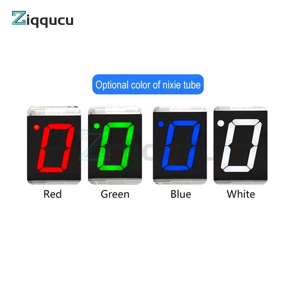 Compact DIY Digital LED Clock Kit 4-digit Light Control Temperature Date Time Display W/ Transparent Case for indoor outdoor