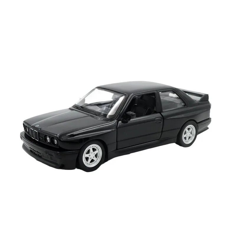 Simulation 1:36 BMW M3 1987 Vintage Sport Car Model Pullback Diecast Toy Vehicles Collective Miniature Voiture Home Decor