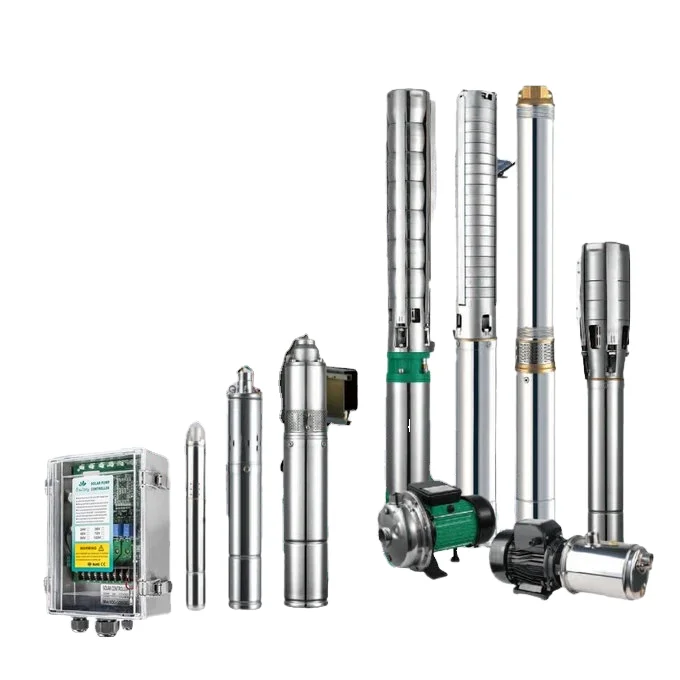 

Система водяного насоса высокого давления постоянного тока на солнечной энергии, погружной насос 400 Вт для орошения, однофазный солнечный водяной насос