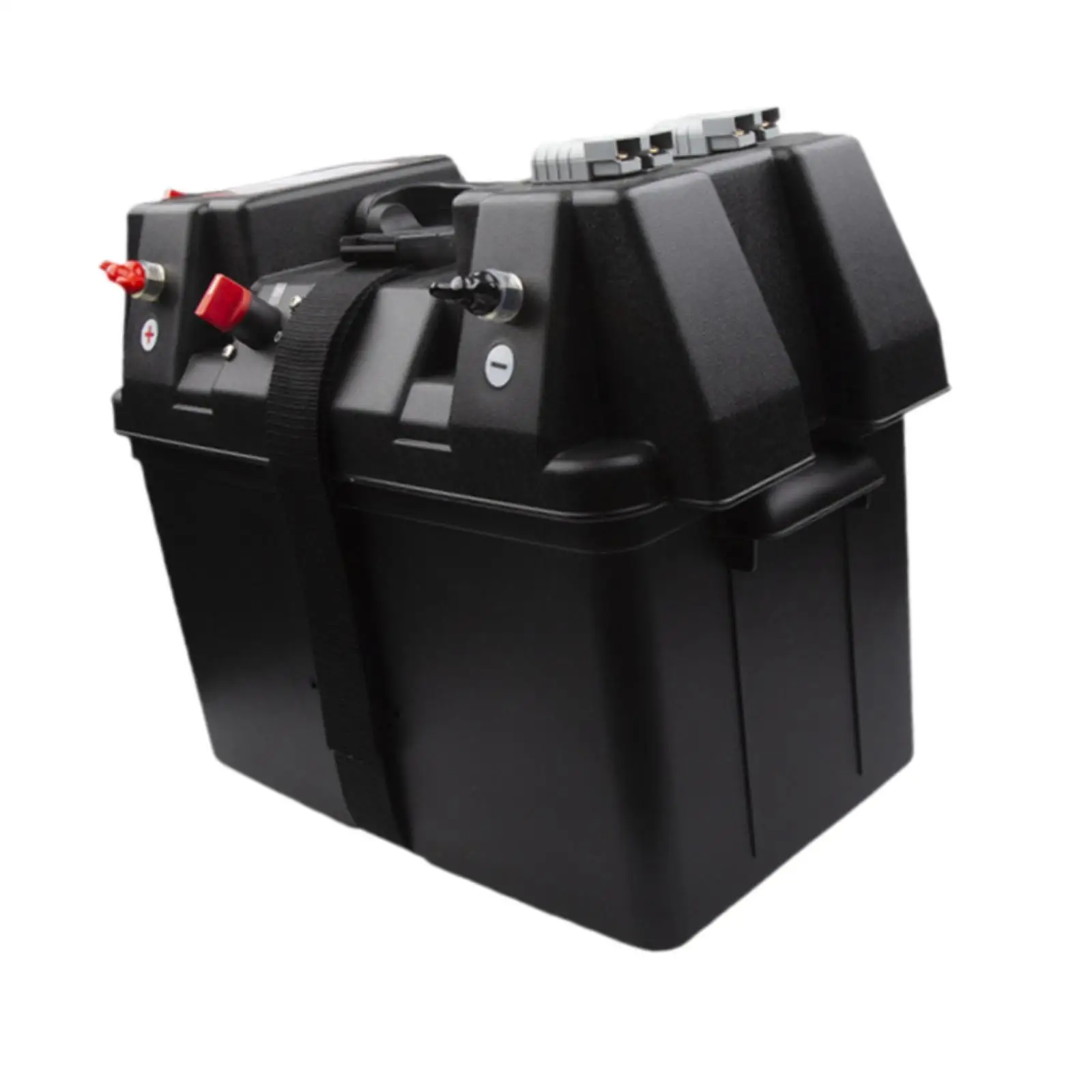 Battery Box High Performance Portable Outdoor Battery Box Multifunctional for RV Lawn and Garden Kayaks Automotive Camper