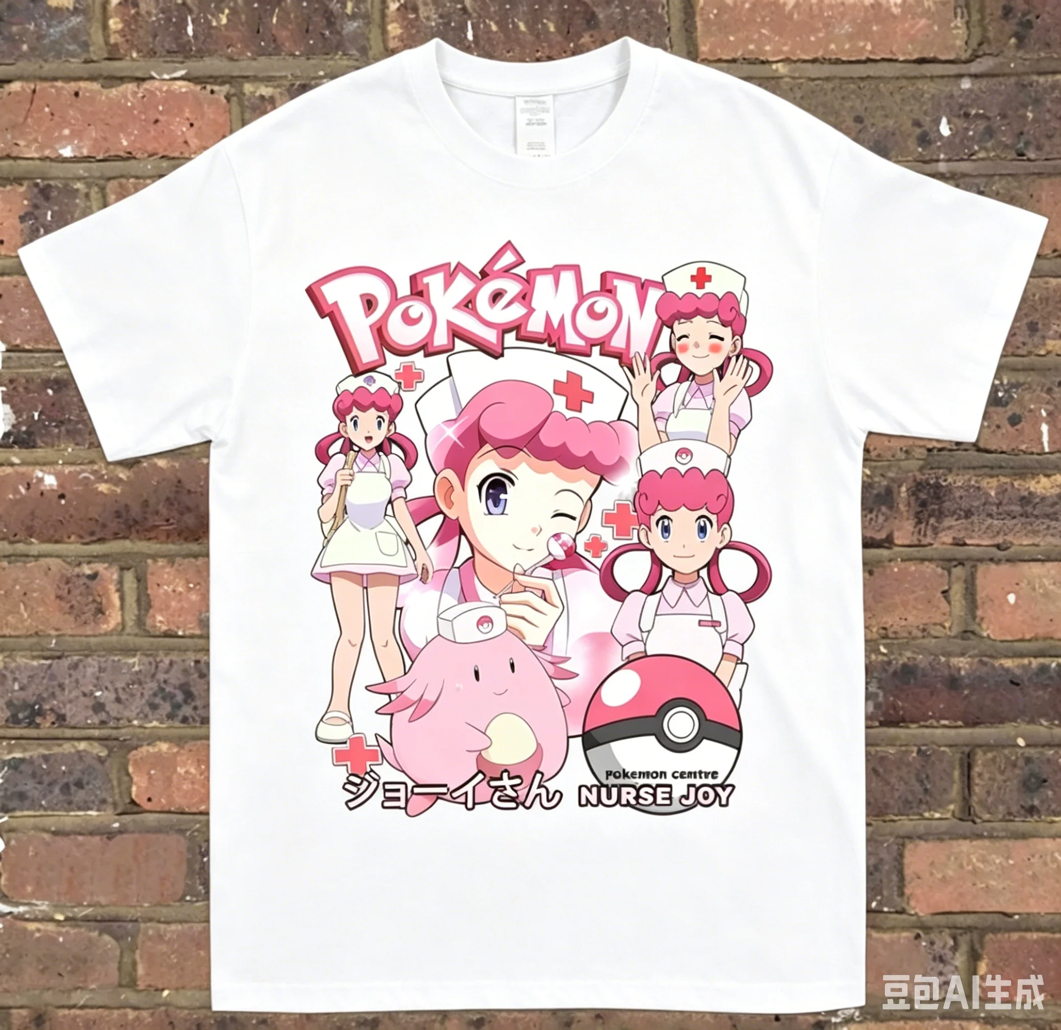 Neueste klassische Pokémon-Charaktere für Erwachsene und Kinder, Joey Junsha Rockets Retro Anime Lose Baumwoll-Kreativ-Kurzarmshirts – Detail 12