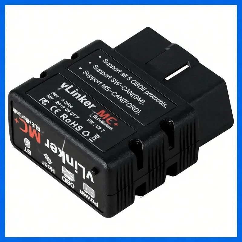 OBD2 VLINKER MC+V2.2 Original Version BLE 4.0 Bluetooth Automotive Diagnostic Instrument OBD 2 Auto Wifi Car Diagnostic Tools