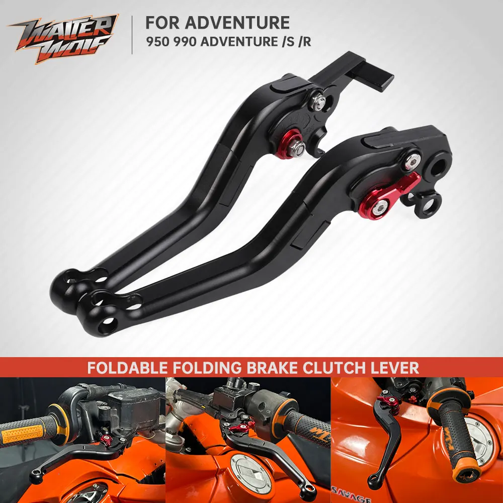 

CNC Aluminum Foldable Adjustable Handle Bar Brake Clutch Lever For 950 Adventure/S 2003-2006 990 Adventure R S 2007-2012 Levers