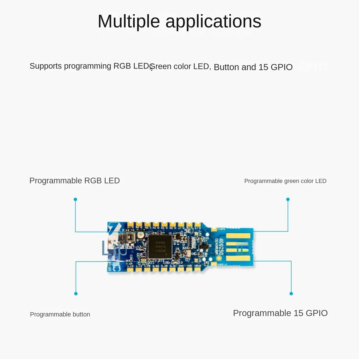 FZFZ Nordic NRF52840-Eval Bluetooth 개발 모듈용 동글 USB 동글