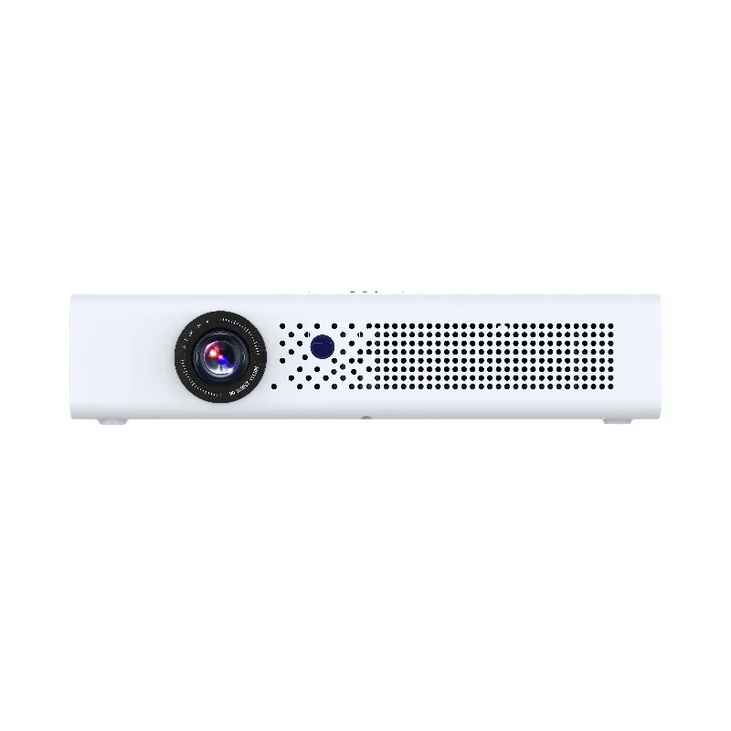 Newest Smart Mini Projector V6 DLP LED Android Home Theater Projector 1080p 4K 60Hz DLP-LINK 3D 3800 Lumen White
