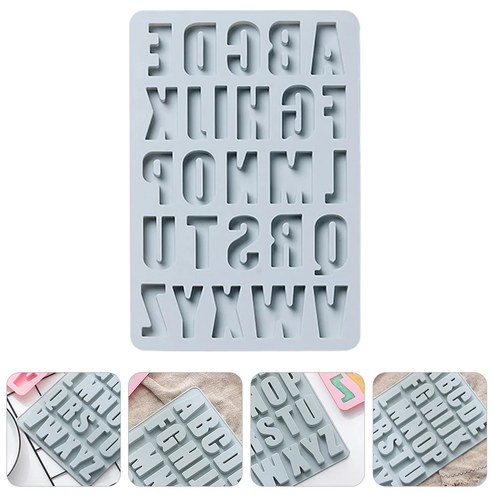 

1Pcs Alphabet Cake Mold Premium Silicone Material for Ice Chocolate Dessert DIY Baking Creative Tool Alphabet Baking Mold