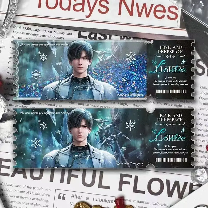 18 cm Amor y Espacio Profundo Juego Textura Acrílico Fluente Arena Ticket Merch - Sylus, Zayne, Xavier,Rafayel Figura Decoración