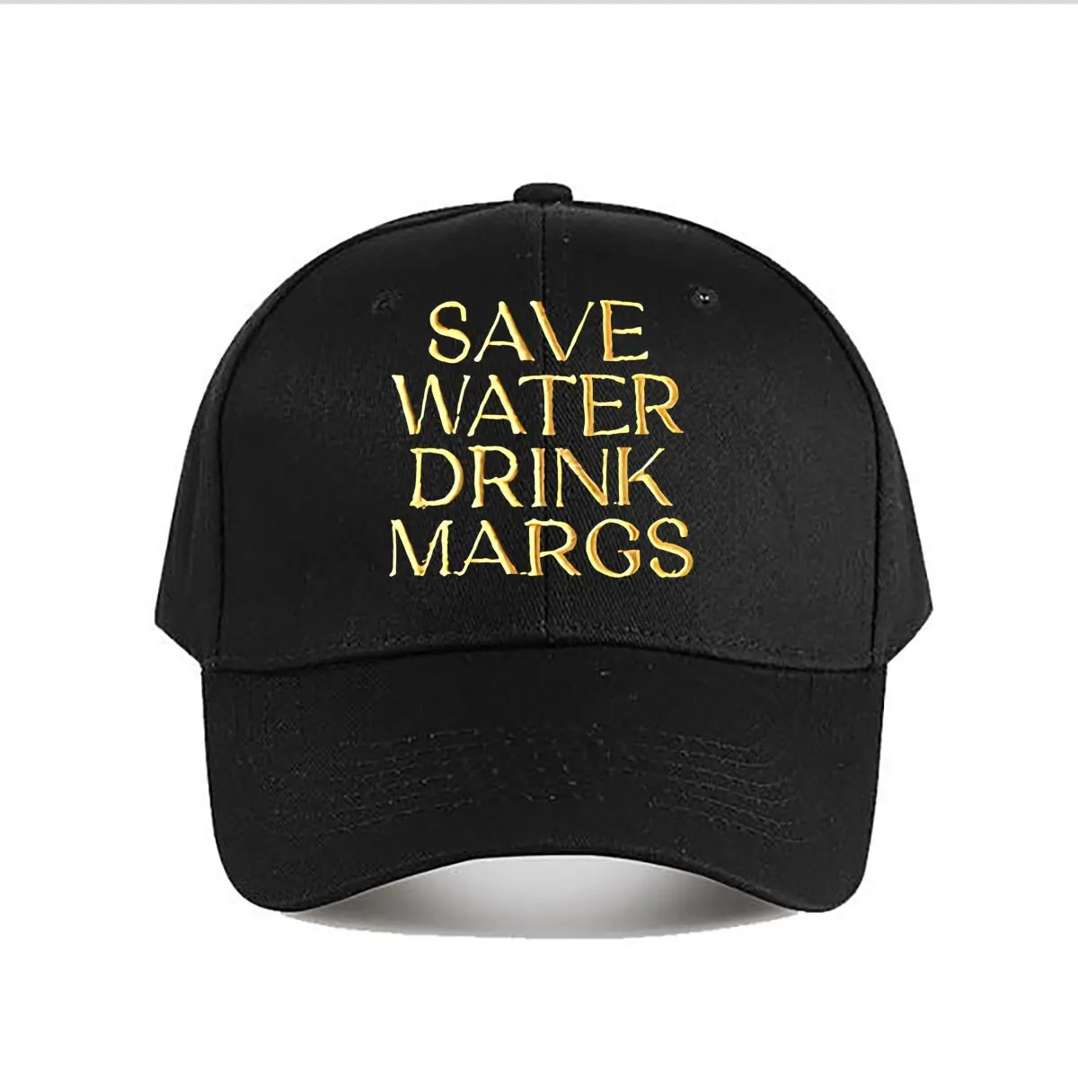 Save Water Drink Margs Metal Humorous Home Bar Decor Baseball Cap Fashion Men Sunhat Women's Outdoor Sports Snapback Cap