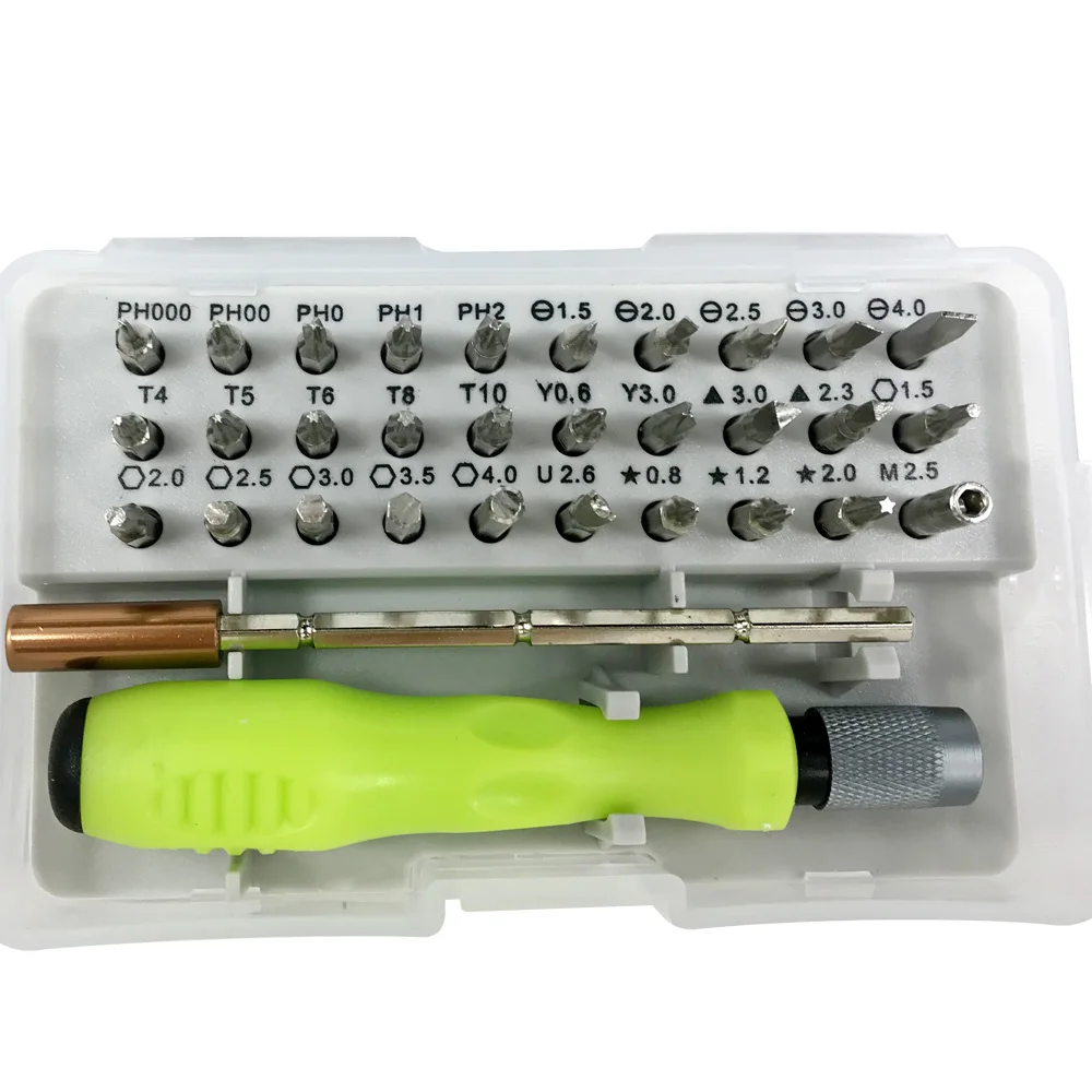 Precision Screwdriver Set of 32 In 1 Screwdriver Set Precision Mini Magnetic Screwdriver Bits Kit Phone Mobile IPad Camera Maint