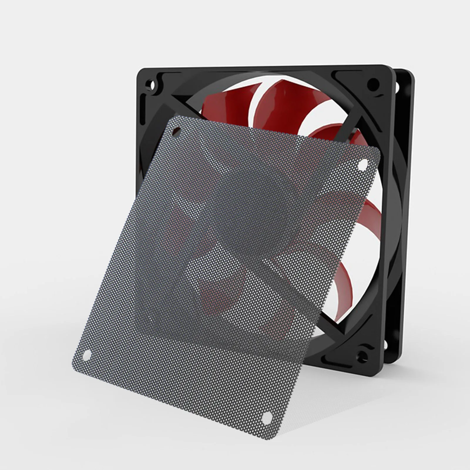 10Pcs Pc Mesh Filter Computer Lüfter Staub Abdeckung Einfach Installieren Atmungsaktive Filter Fan Abdeckung Computer Kühler Filter