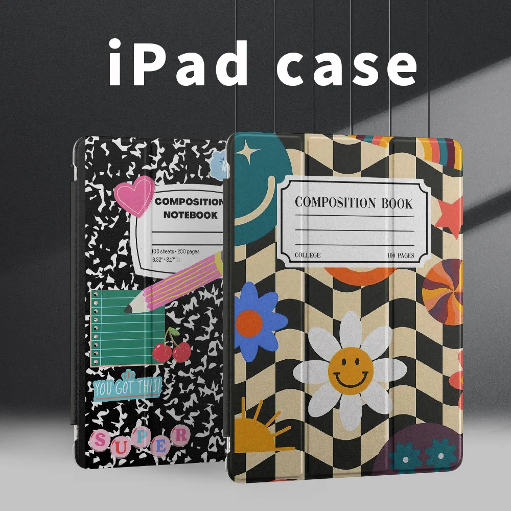 Ipad case colorful patterns Air5th 4th 6th 10.9 For Funda ipad 9th 10th 7th 8th Generation Mini 6 2024 10.2 9.7 8.3in 2018Cover