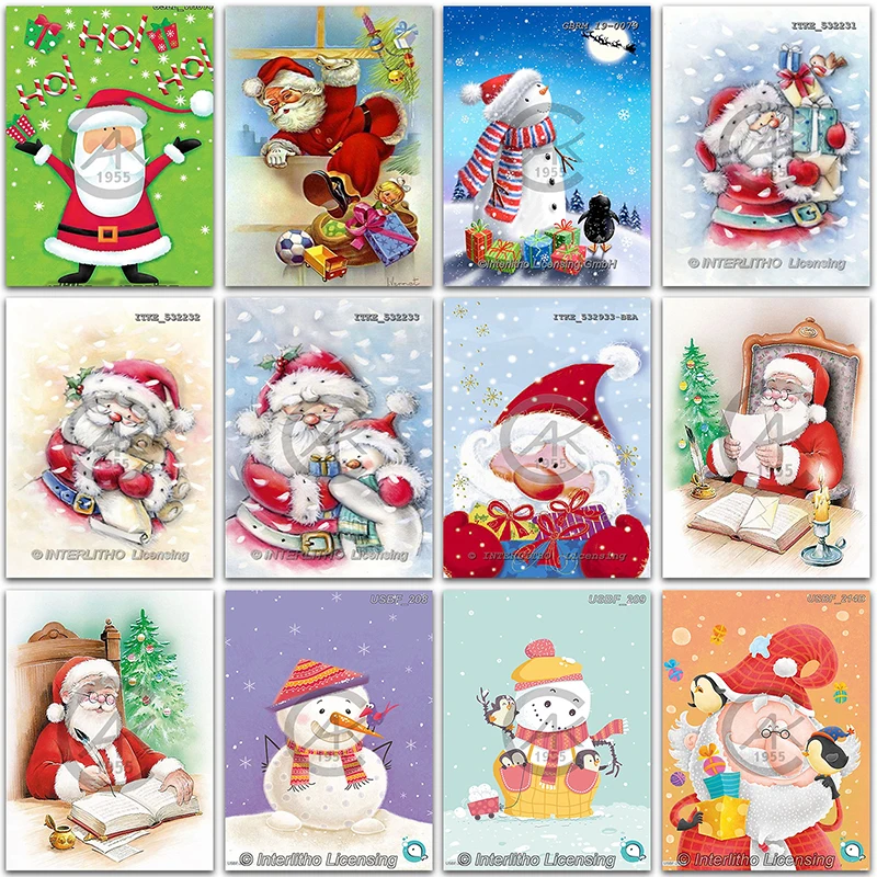 5D Diamond Painting Art Full Square&Round embroidery mosaic Cross stitch Santa Claus Christmas Snowman Landscape Home decoration