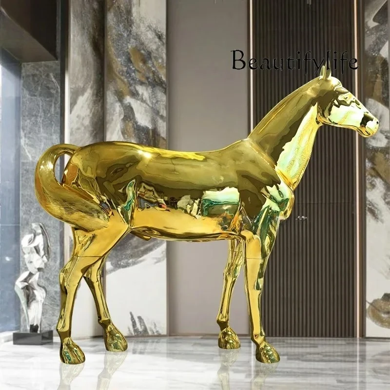 

Golden Malaysian ornaments Light luxury high-end sculptures Living room Office gifts Lucky floor decorations