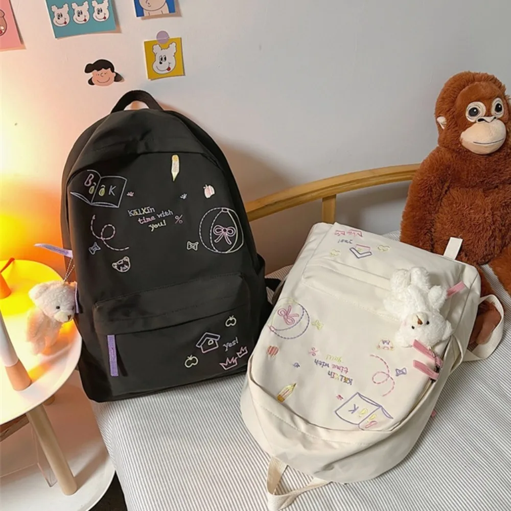 Schooltas Student Rugzak Mode Waterdichte Nylon Schoudertas Grote Capaciteit College Rugzak Volwassenen