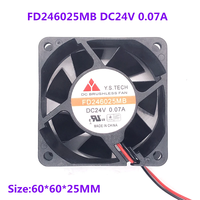

New original FD246025MB 6025 6CM 24V 0.07A cooling fan
