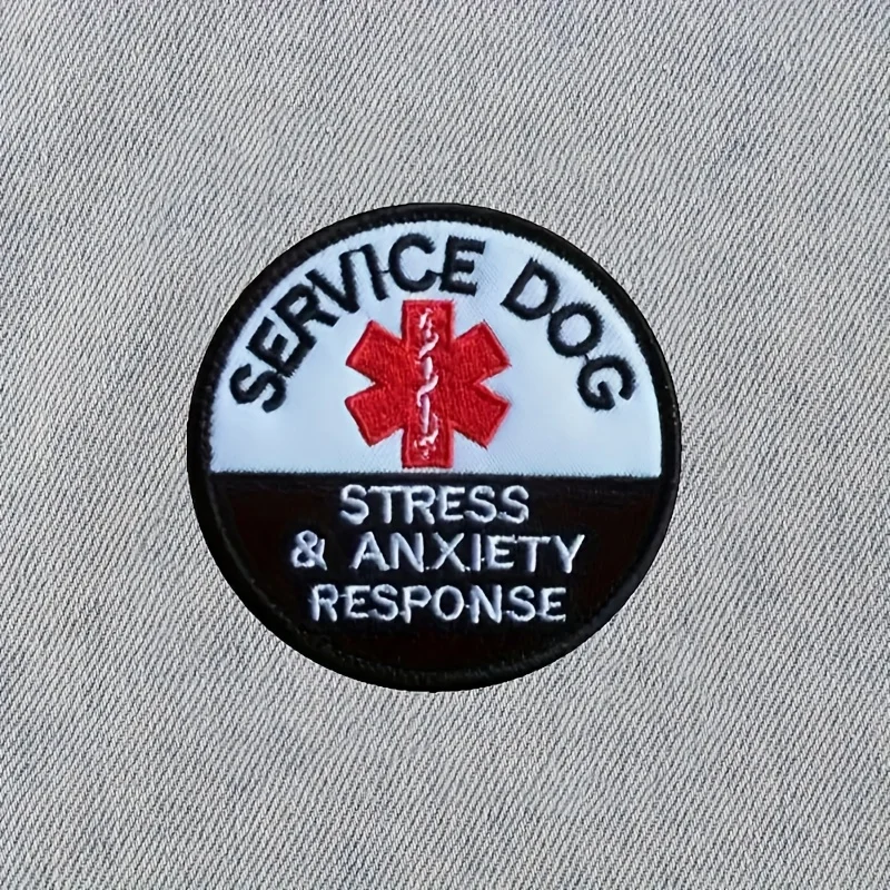 Service Dog Harness Badge Embroidery Buckle Patch, Embroidery For Jackets, T-Shirts, Bags, Hats