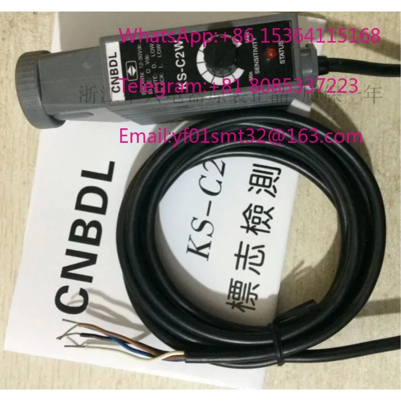 Industrial Photoelectric Color Mark Sensor KS-C2W Packaging Machine Tracking Photo Switch Printing Equipment Position Detection