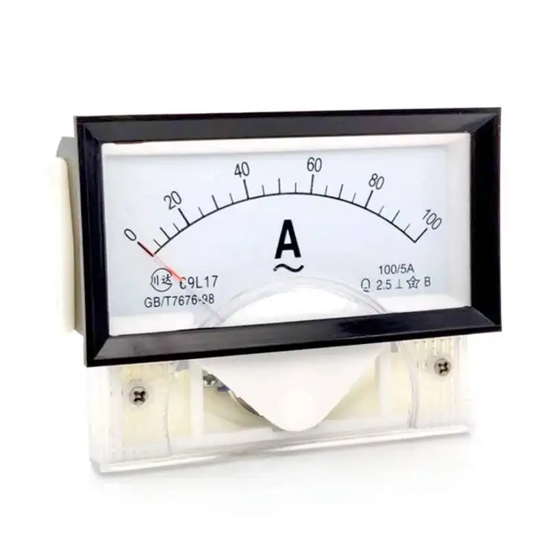 Framed Pointer AC Current Meter 5A 10A 20A 30A 50A 100A 200A 300A Ammeter 69L17-A