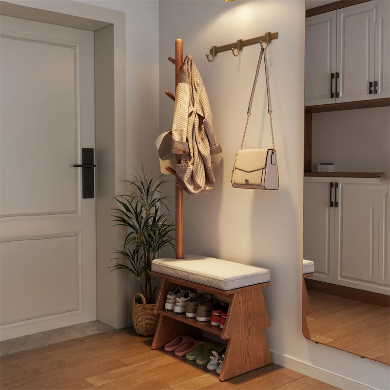 Accessories, Branches, Shoe Changing Stool, Hanger Integrated, Shoe Wearing Stool At The Door of The Home, Shoe Cabinet