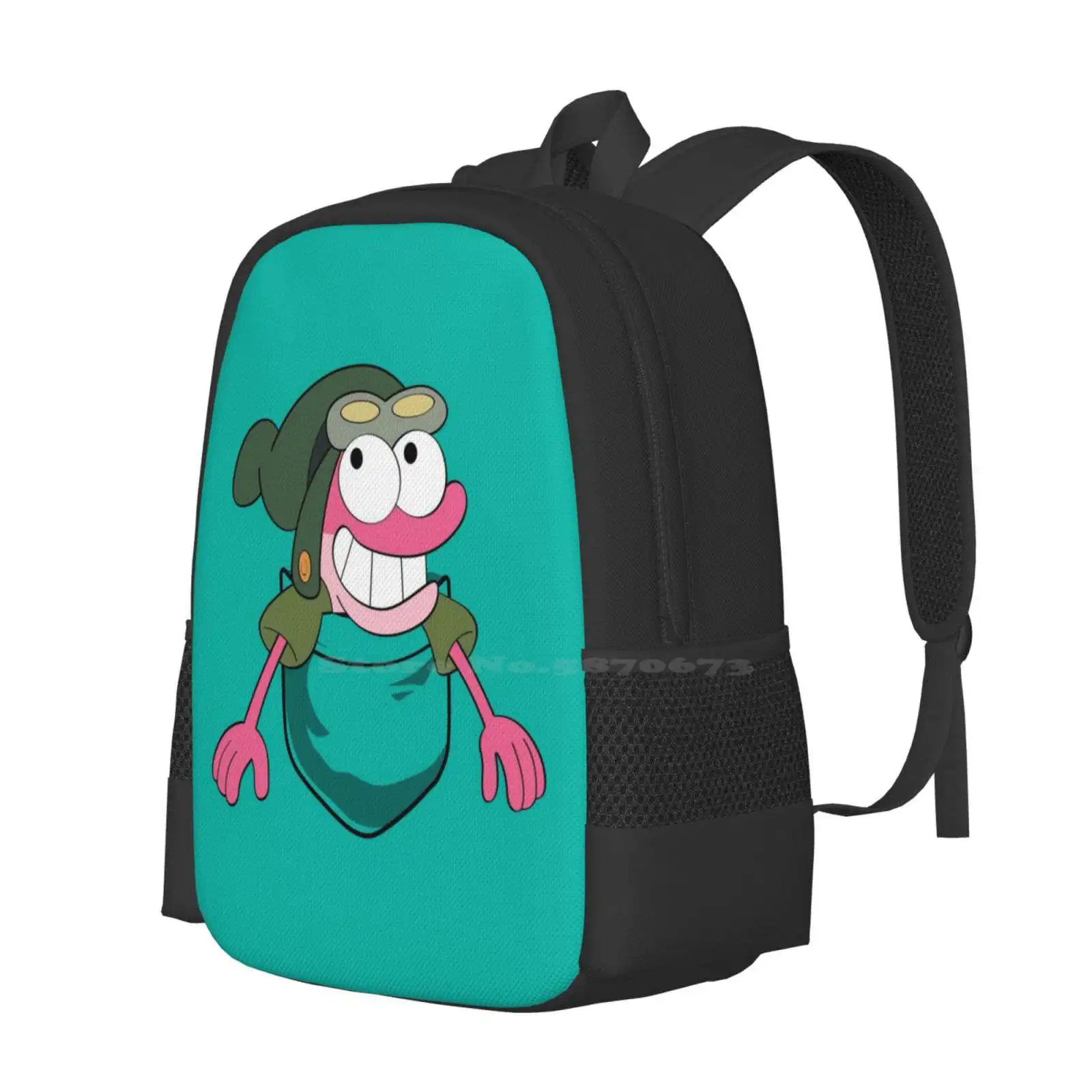 Sprig In Your Pocket School Bag Big Capacity Backpack Laptop Frogman Pink Frog Amphibia Cartoon Anne Boonchuy Magic World Child